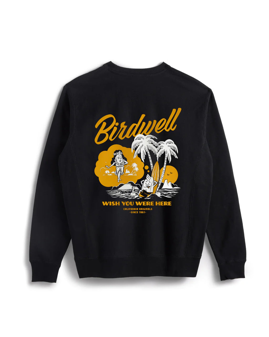 Daydreamin' Birdie Sweatshirt - Black
