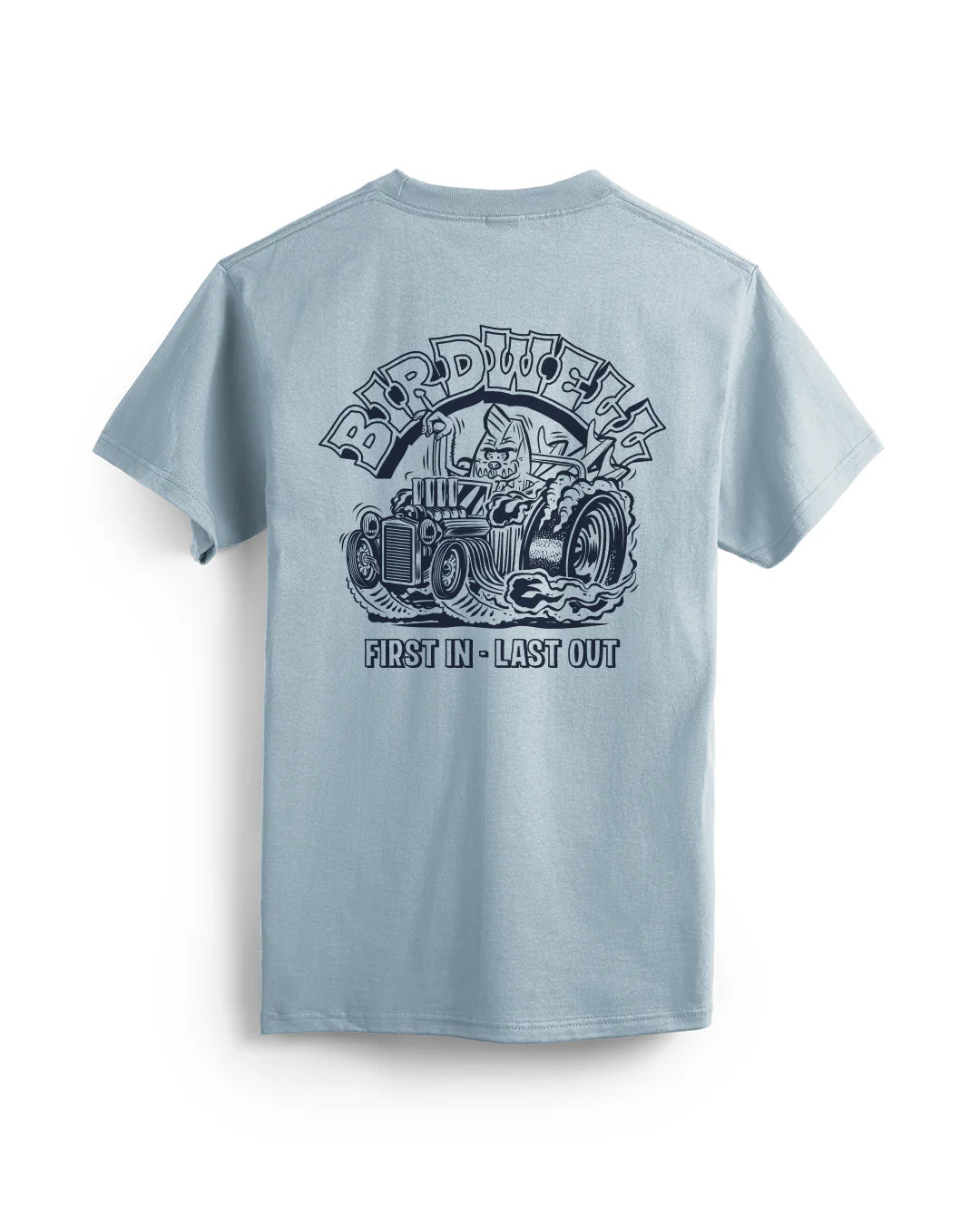Rat Rod Birdie T-Shirt - Light Blue
