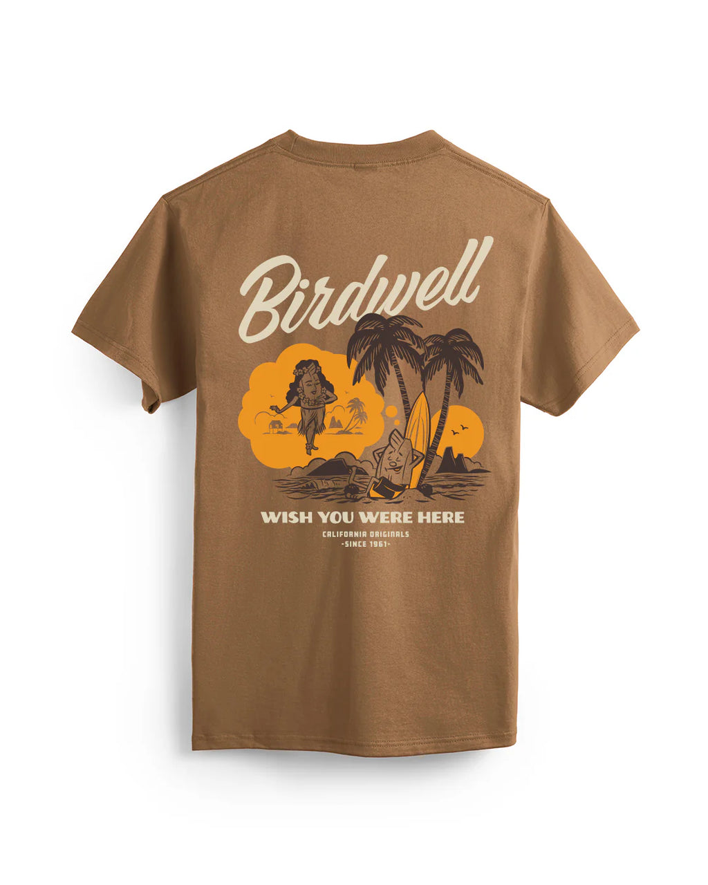 Daydreamin' Birdie T-Shirt - Brown