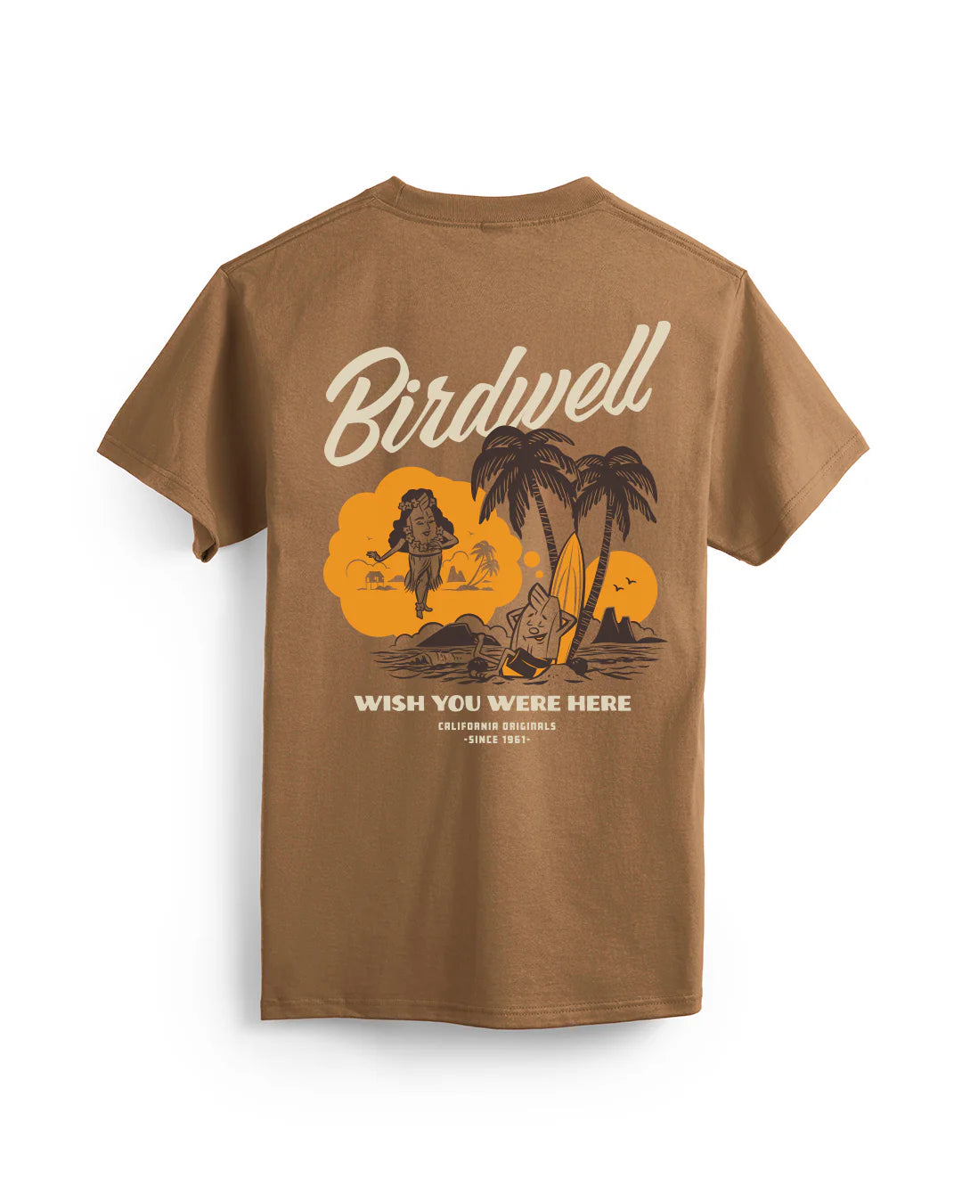 Daydreamin' Birdie T-Shirt - Brown