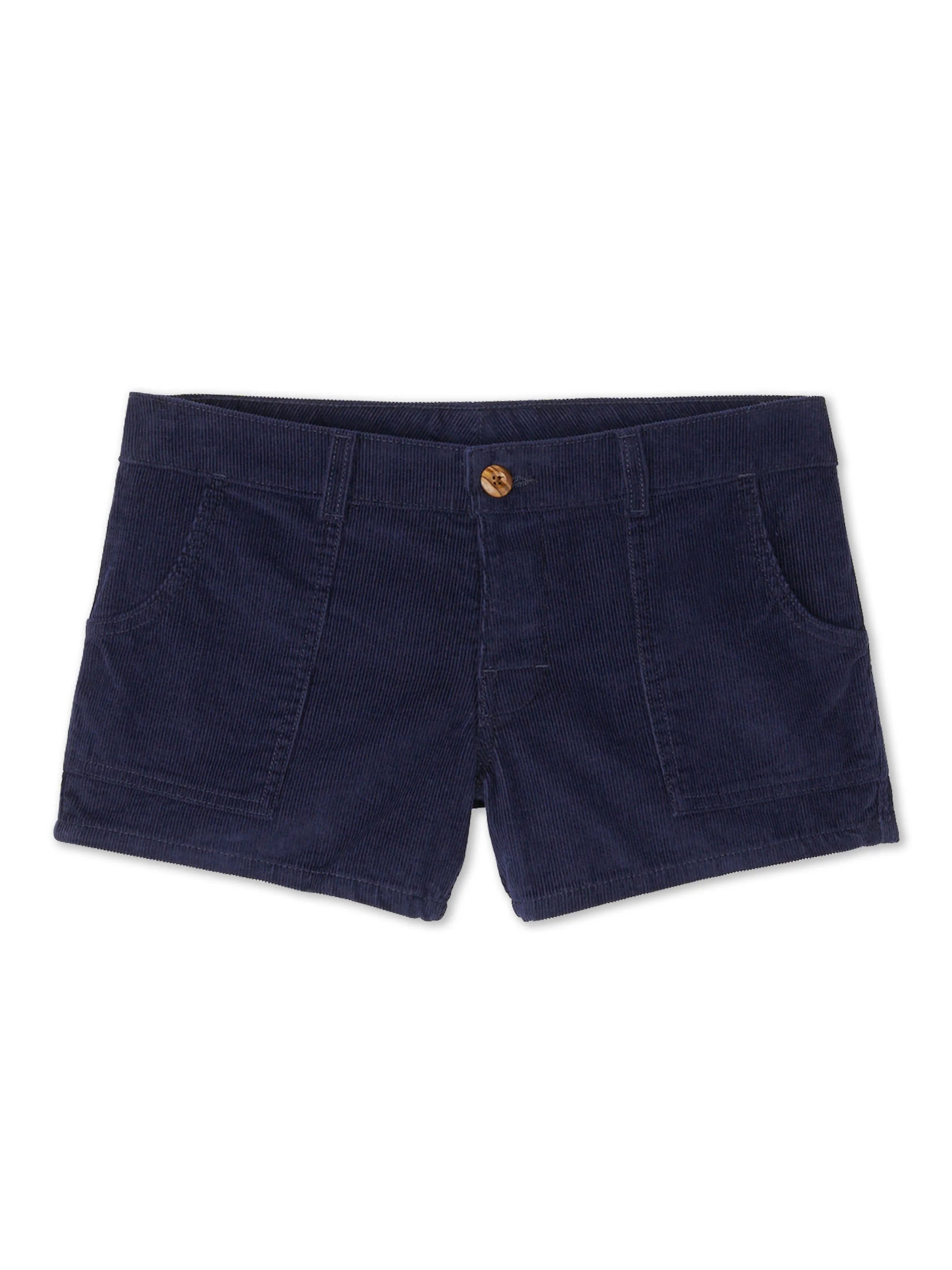 Women's Classic Corduroy Shorts - Navy
