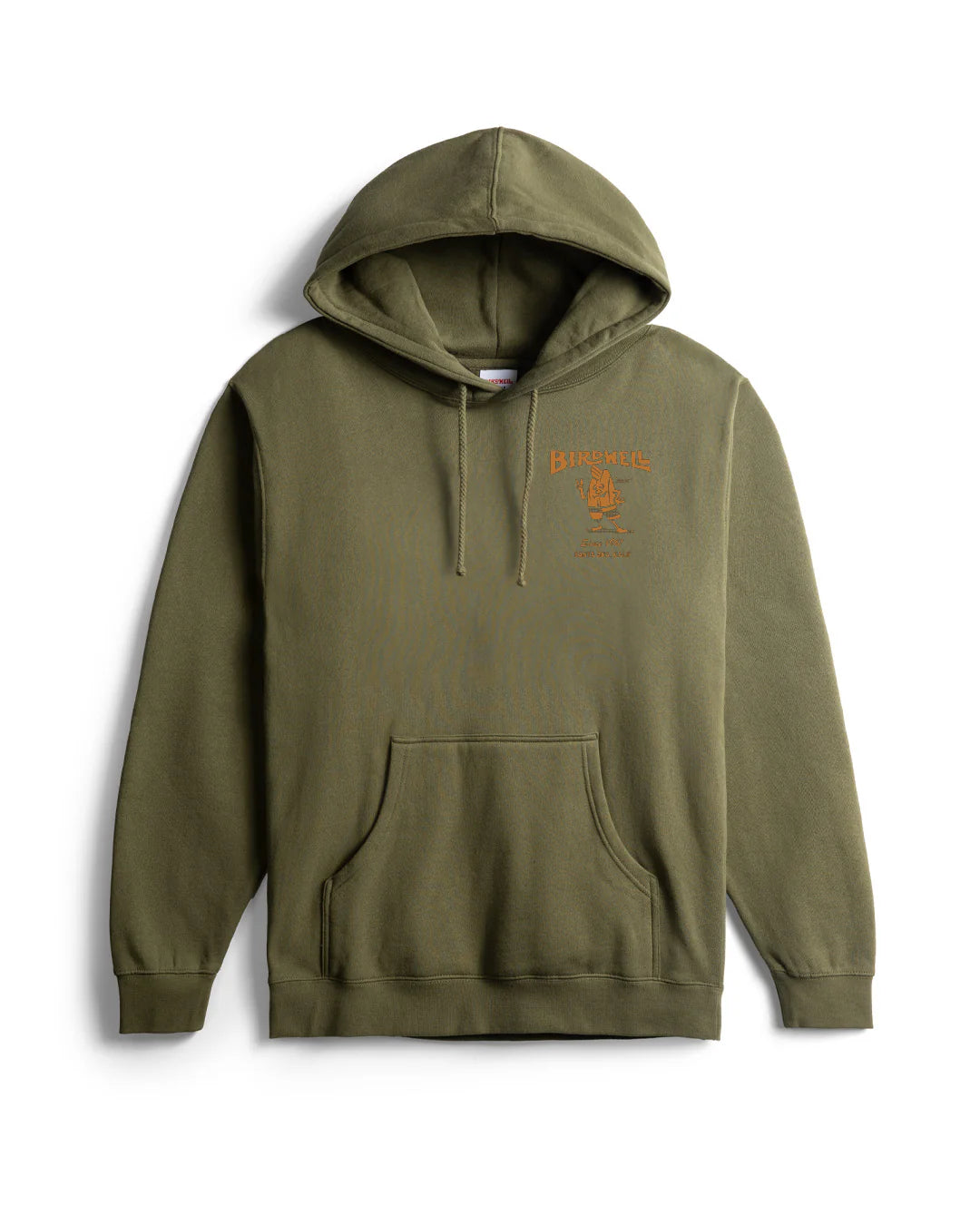 61 Hoodie - Army/Orange