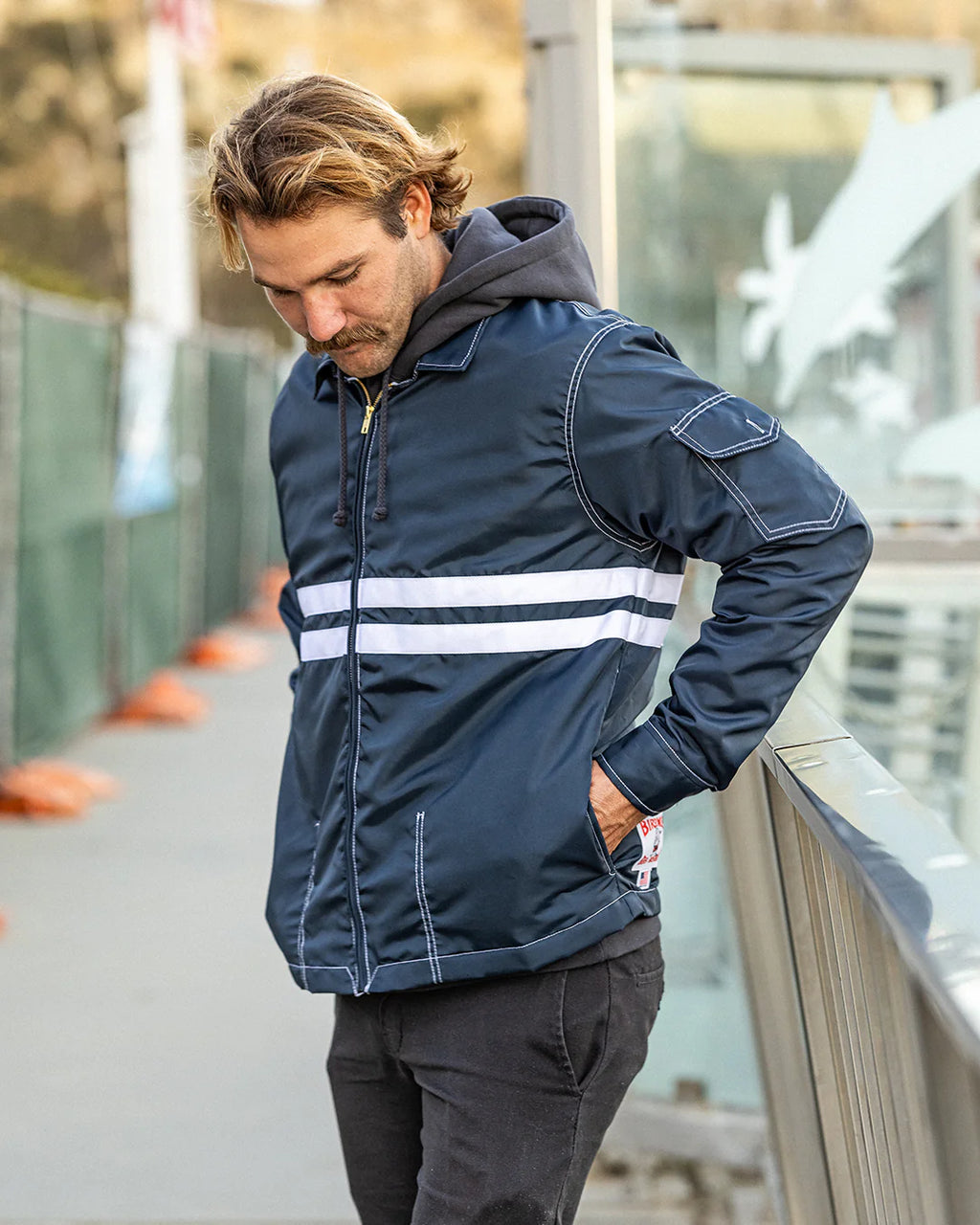 Comp Jacket 25 - Navy/White