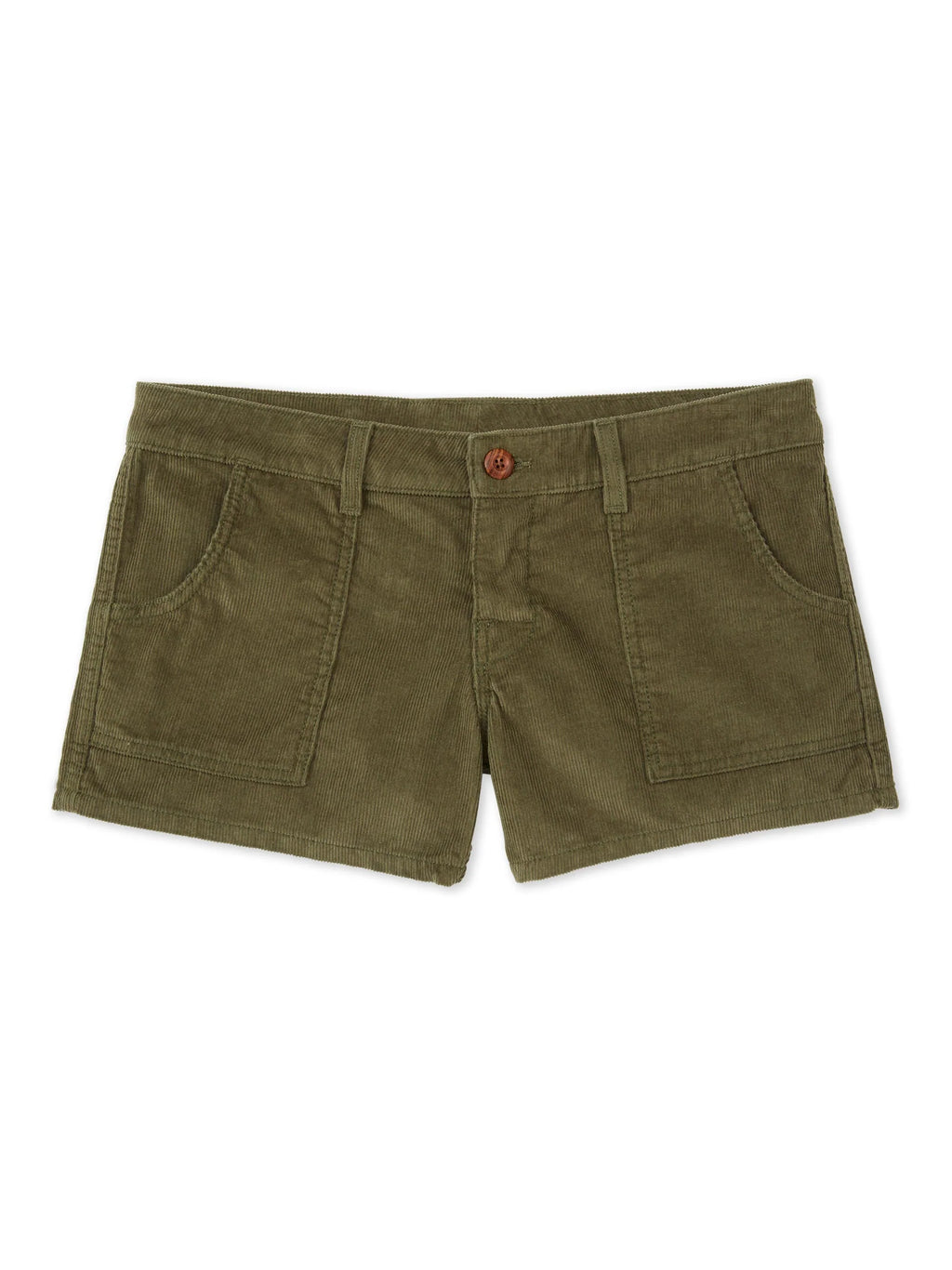 Women's Classic Corduroy Shorts - Olive
