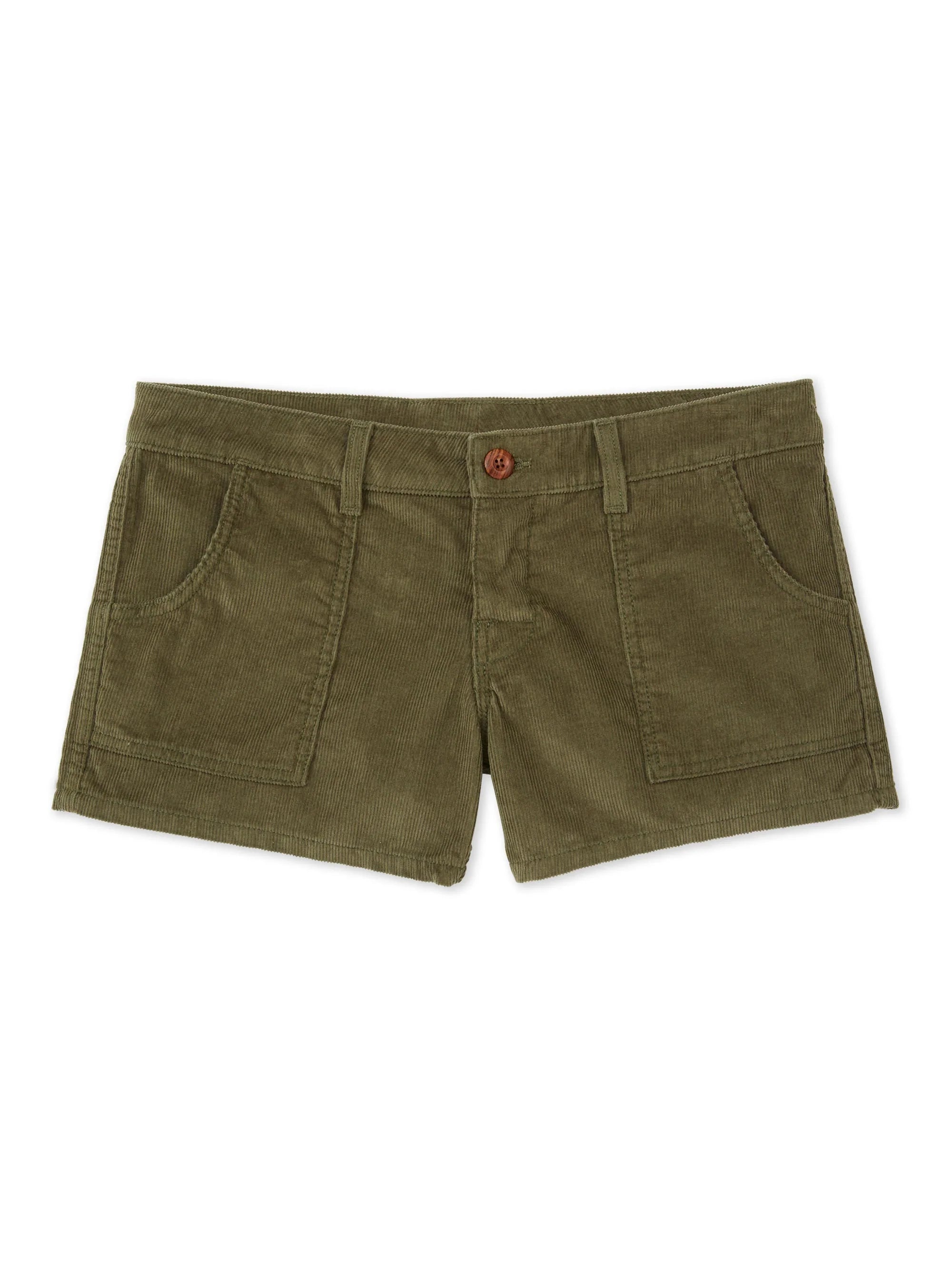 Women's Classic Corduroy Shorts - Olive