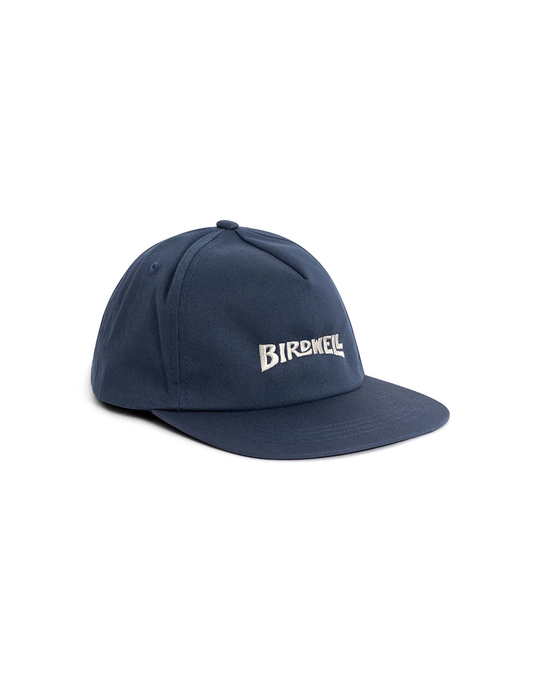 Wordmark Cotton Snapback - Navy