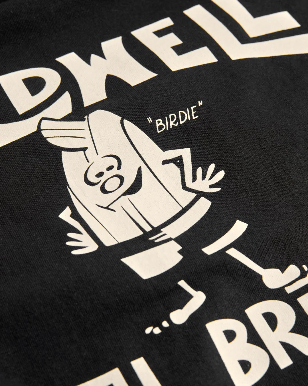 License Plate T-Shirt - Black/White