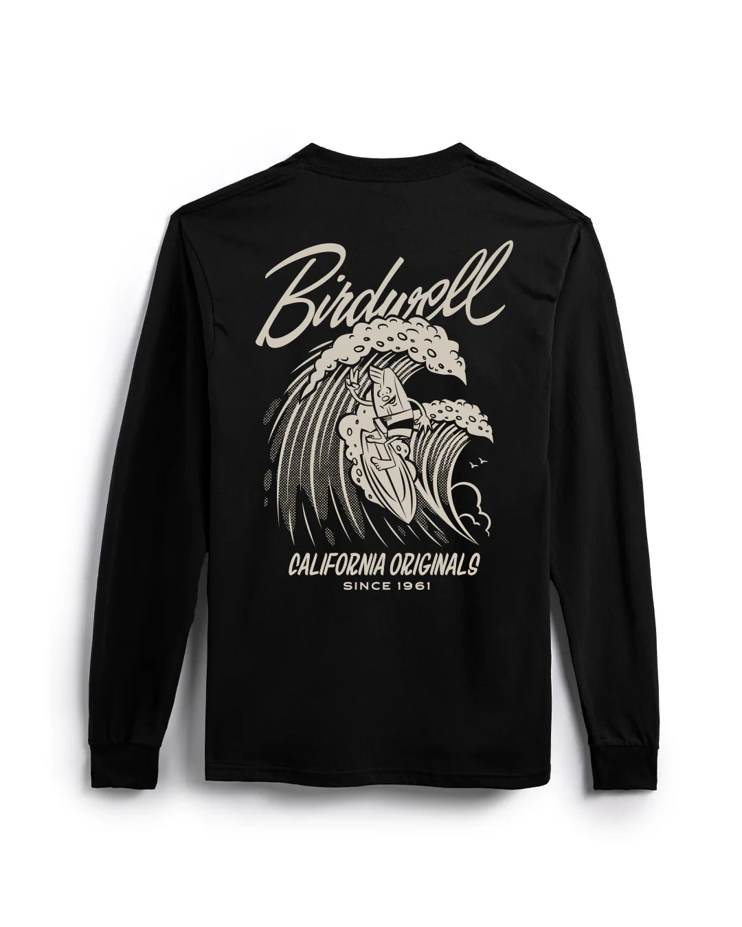 Drop In Long Sleeve T-Shirt - Black