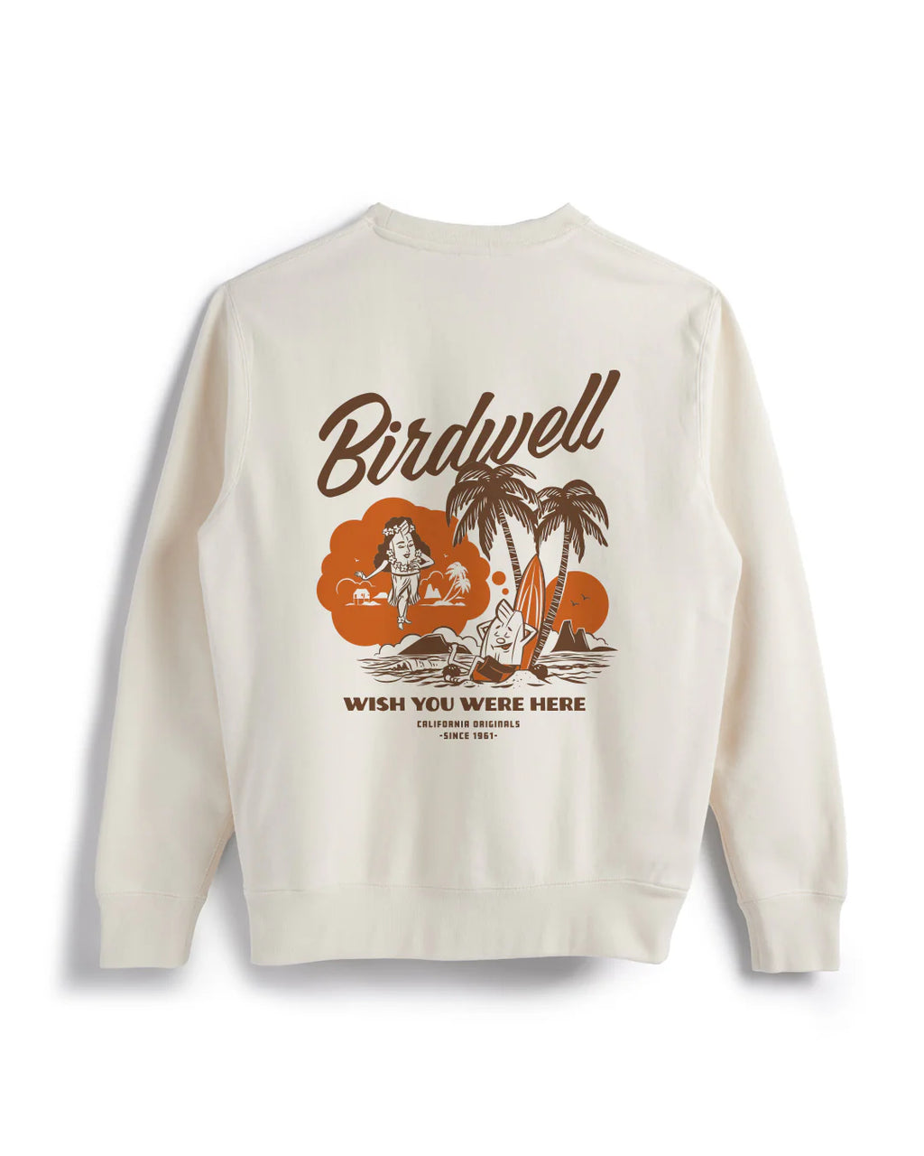 Daydreamin' Birdie Sweatshirt - Bone