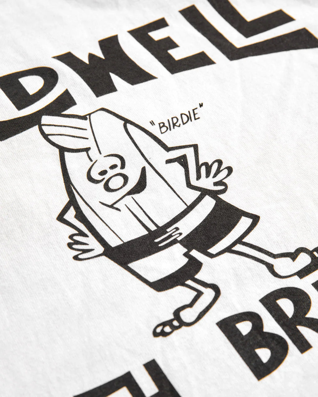 License Plate T-Shirt - White/Black