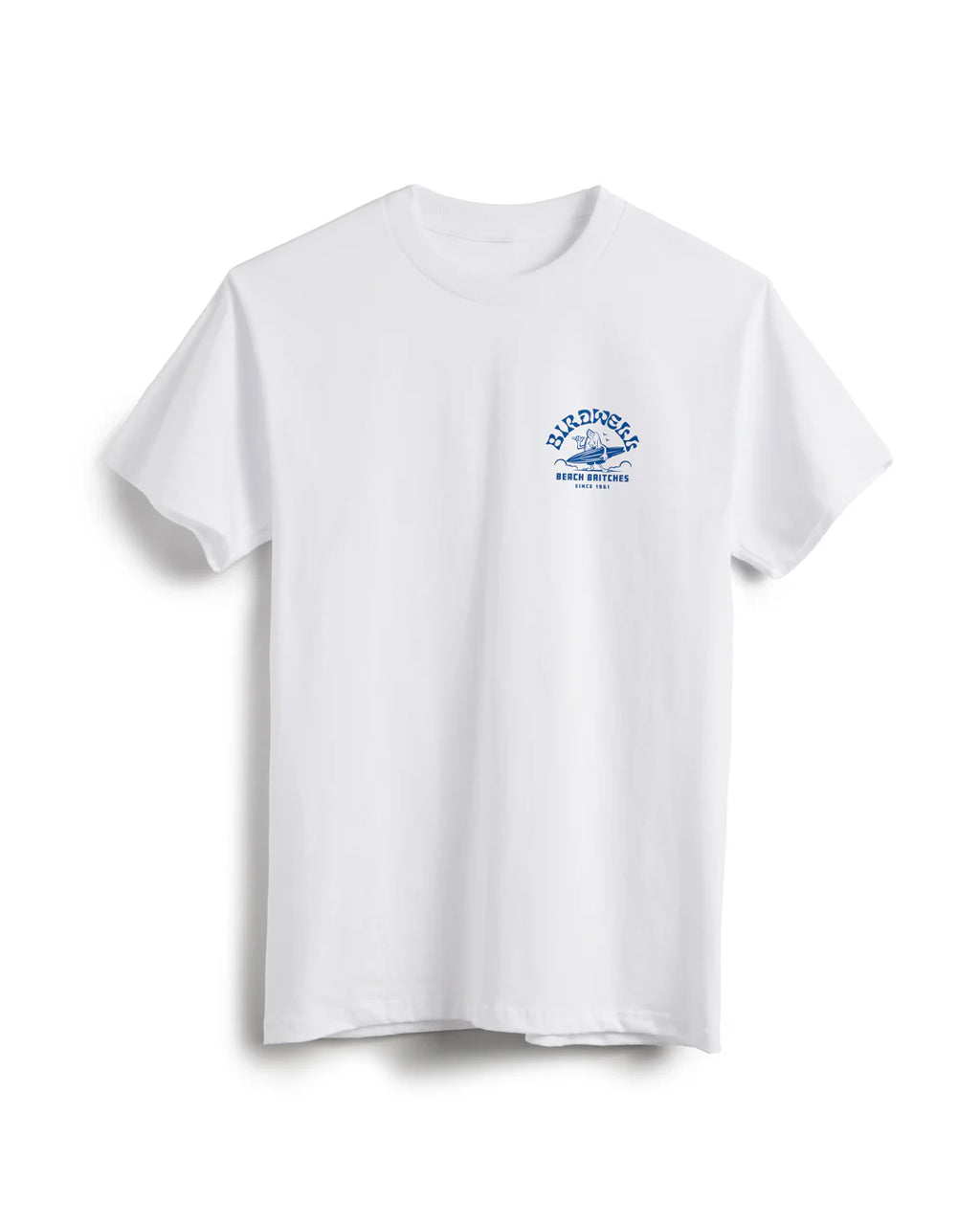 Surfin' Birdie T-Shirt - White/Blue