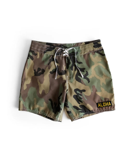 300 Boardshorts - Aloha Camo/Gold